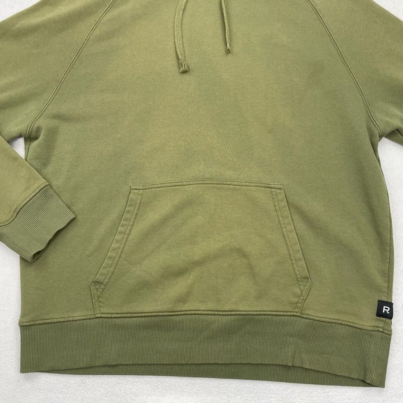 Richer Poorer Mens Green Pullover Kangaroo Pocket Hoodie Sweatshirt Large - Picture 3 of 10